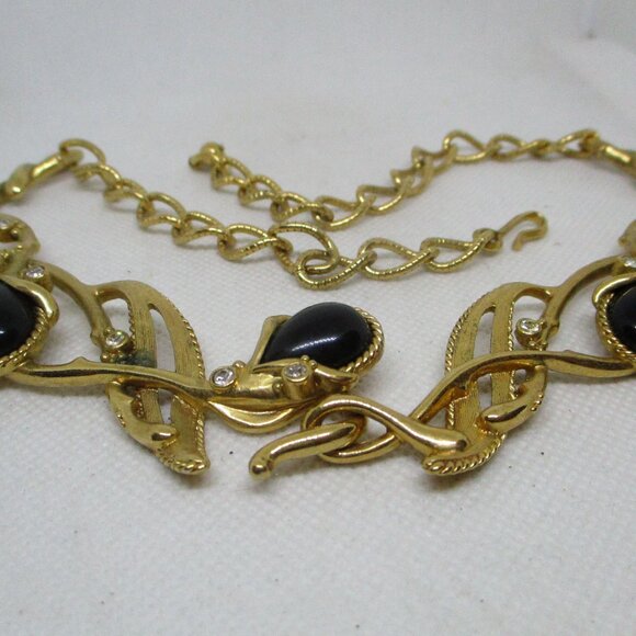 JOSE MARIA BARRERA Granada Necklace For Avon Branches Design Gold Tone Metal - Picture 7 of 15